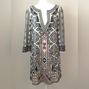 Alice + Olivia embroidered kaftan dress S
